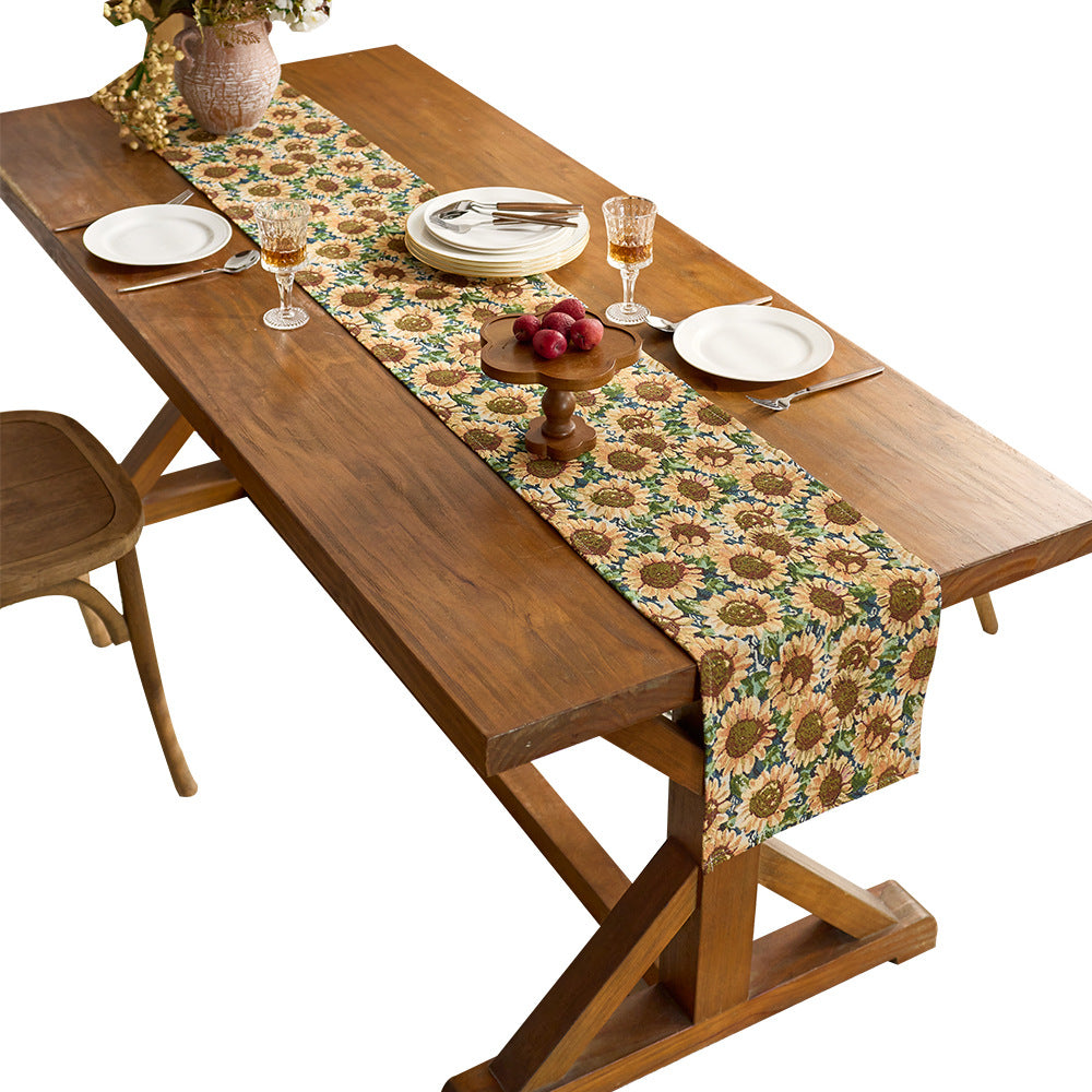 Decorative Floral Table Runner
