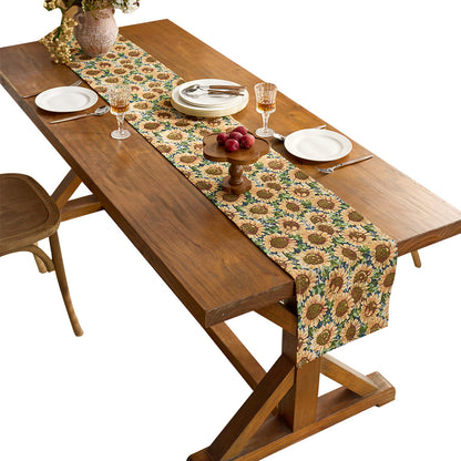 Decorative Floral Table Runner
