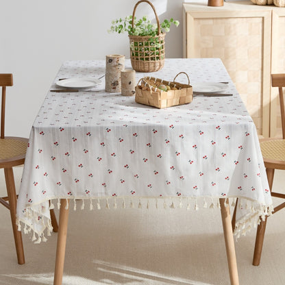 Decorative Fringe Tablecloth
