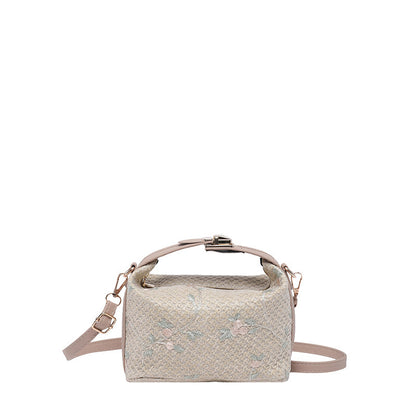 Embroidered Floral Mini Handbag Acalora