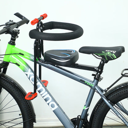 adjustable padded child bicycle passenger seat with safety armrest Bowlift