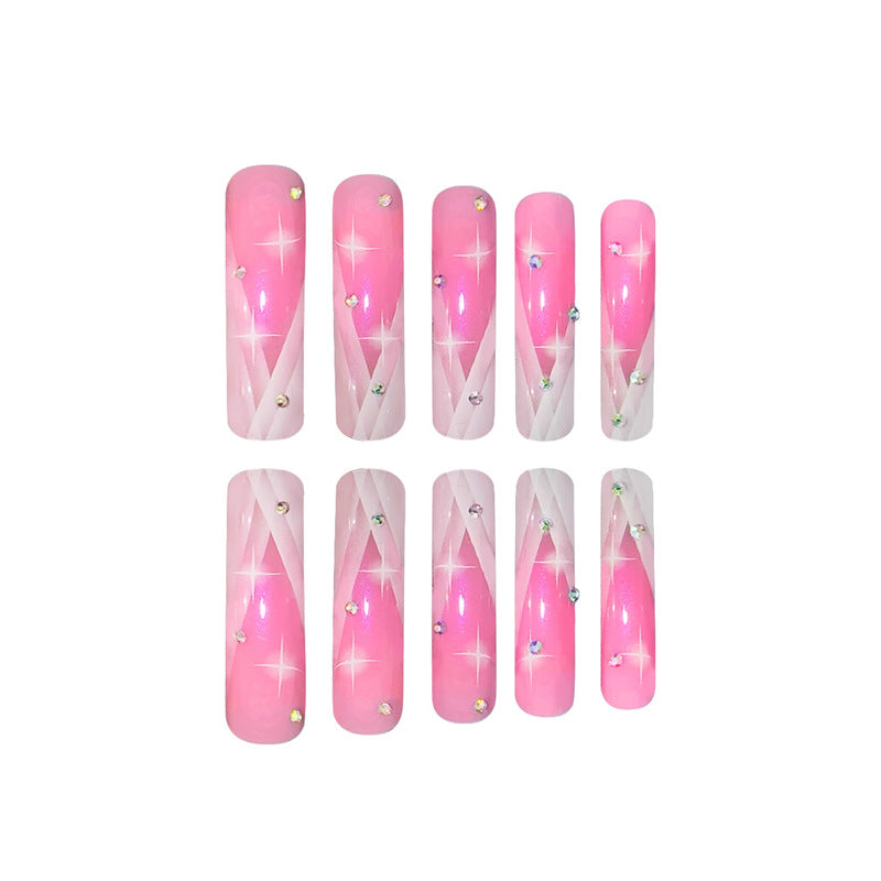Elegant 3D Gradient Nail Art Acalora