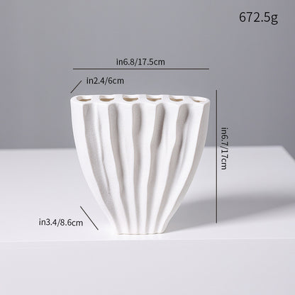 Decorative Textured Ceramic Vase