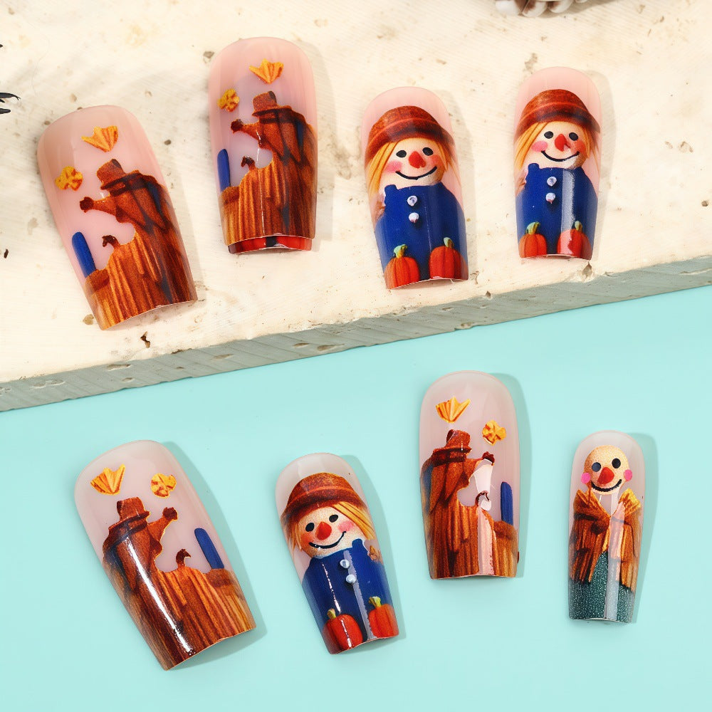 Creative Art Nails in Festive Autumn Design Acalora