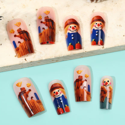 Creative Art Nails in Festive Autumn Design Acalora
