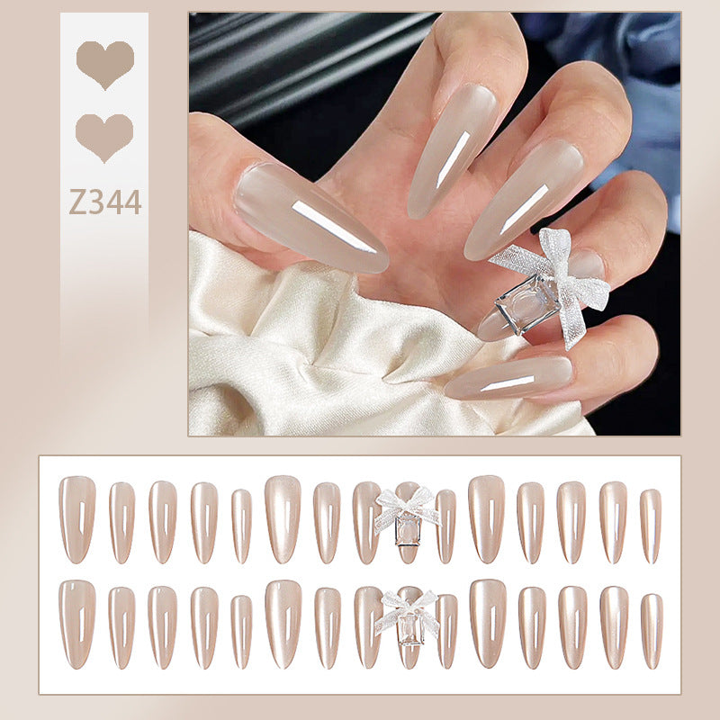Elegant artificial nail tips with a glossy finish Acalora