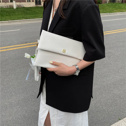 Elegant Textured Wristlet Clutch Acalora