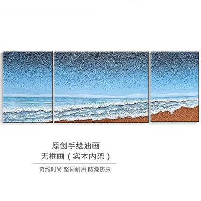 Abstract Coastal Canvas Wall Art