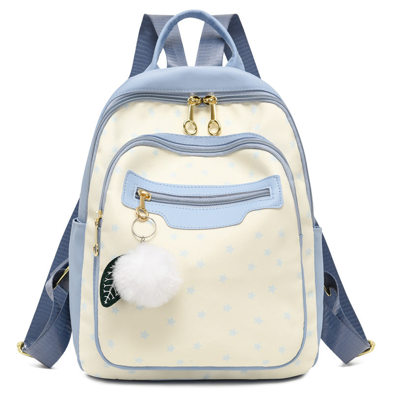 Chic Star Patterned Backpack Acalora