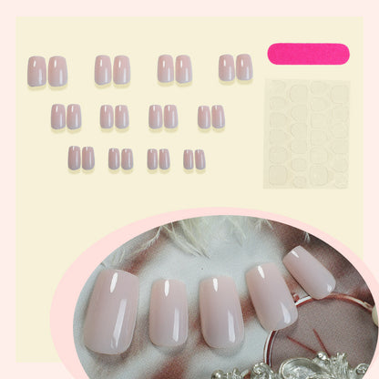 Premium False Nail Set for Elegant Natural Finish Acalora