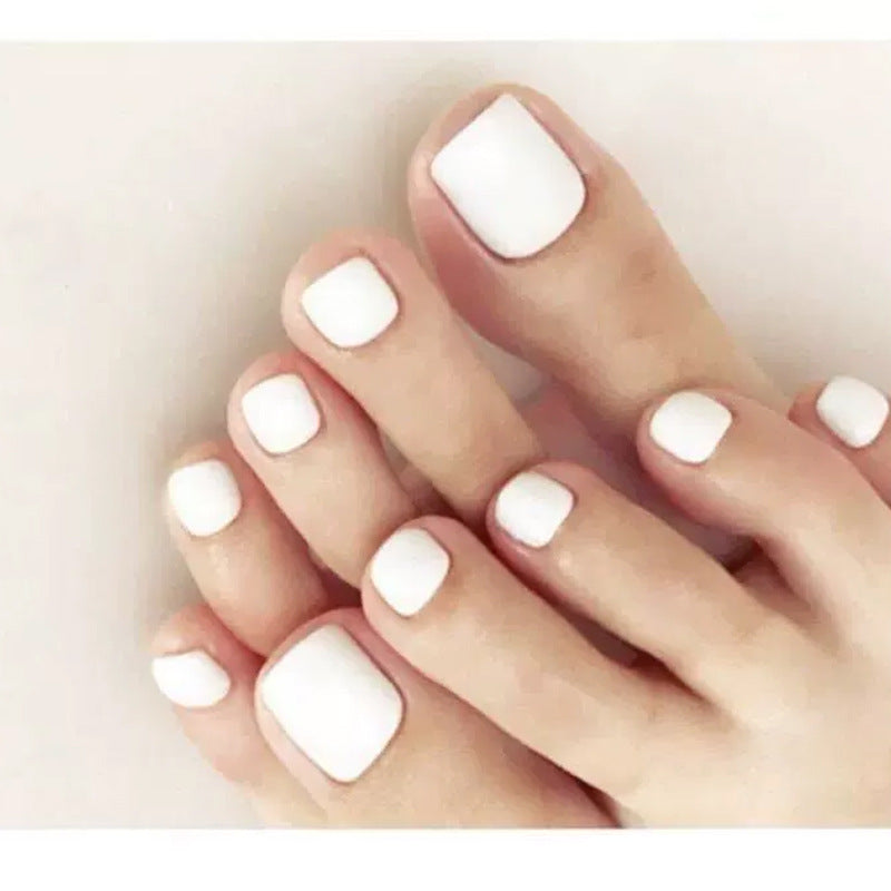Premium Glossy Press-On Toenail Set Acalora