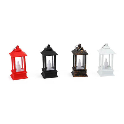 Compact LED Flicker Lantern Keychain and Tabletop Accent Acalora