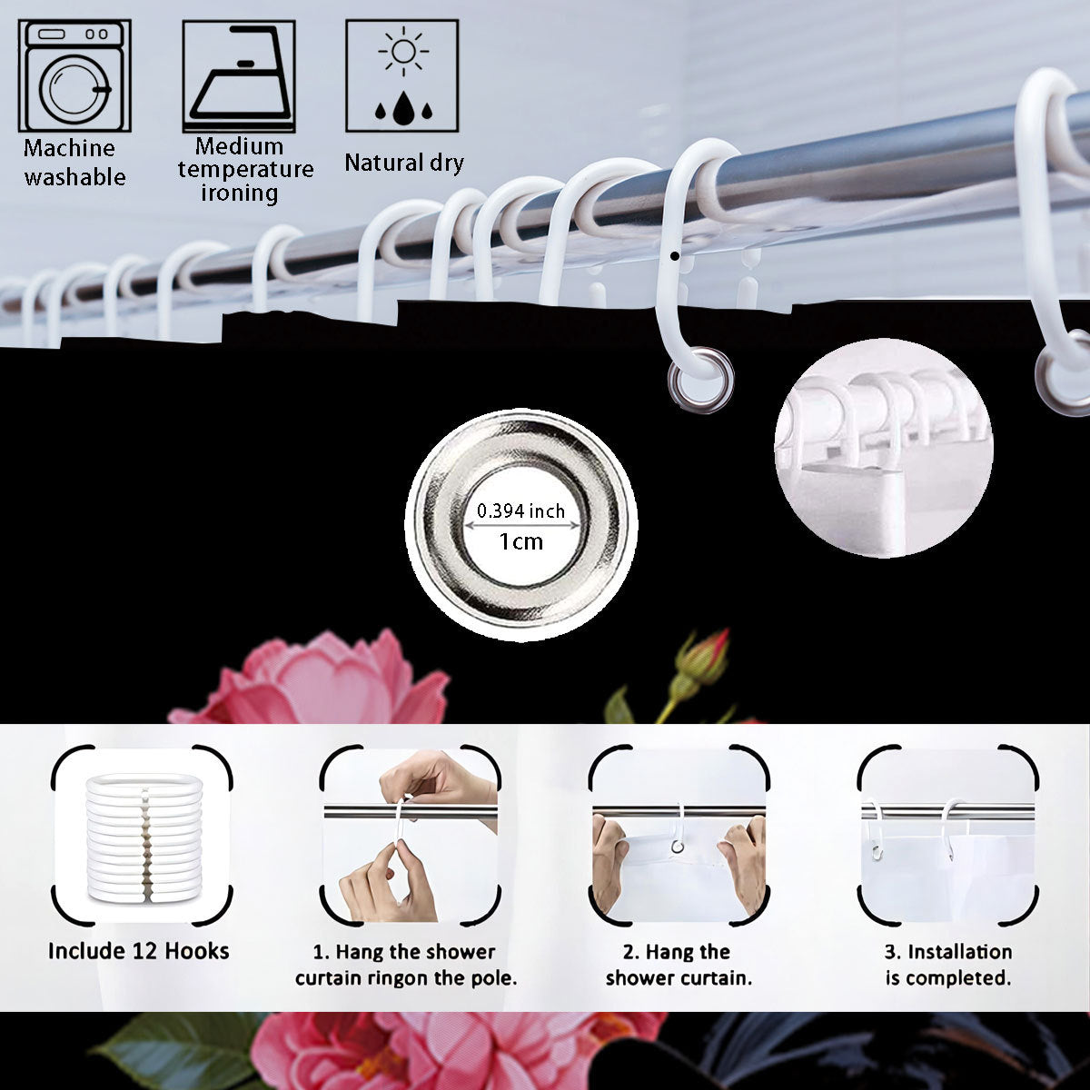 Autumn Leaves Digital Bathroom Set