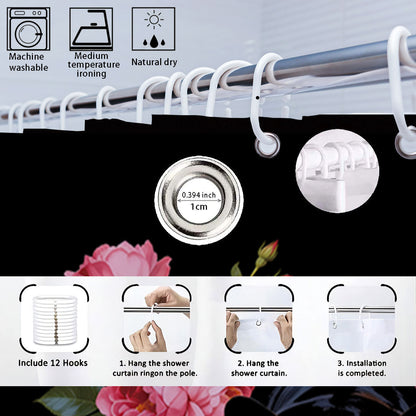 Autumn Leaves Digital Bathroom Set