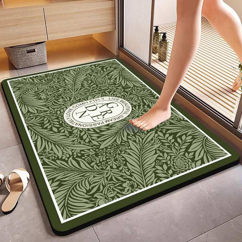 Decorative Motivational Bath Mat Acalora