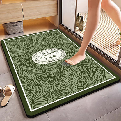 Decorative Motivational Bath Mat Acalora