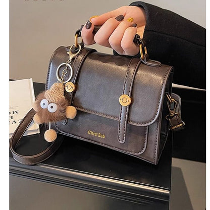 Structured Faux Leather Handbag Acalora