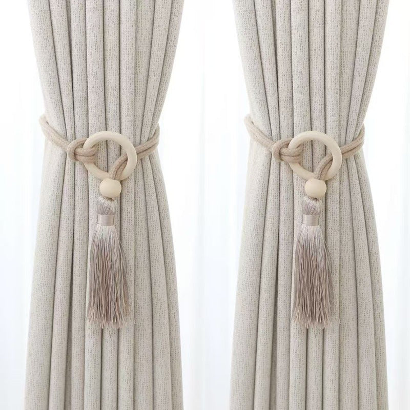 Elegant curtain tieback with tassels Acalora
