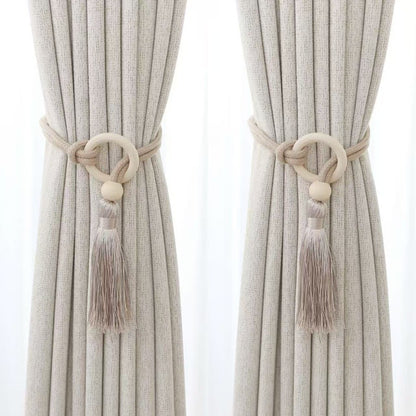 Elegant curtain tieback with tassels Acalora