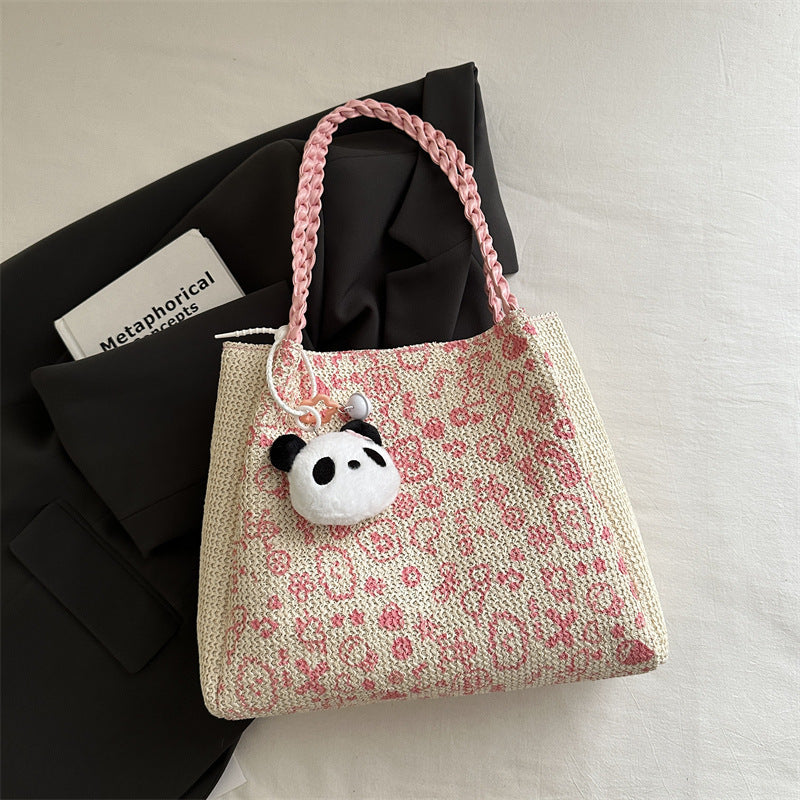 Chic Woven Tote Bag Acalora