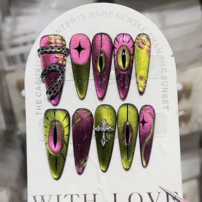 Reusable Press-On Nail Set Acalora