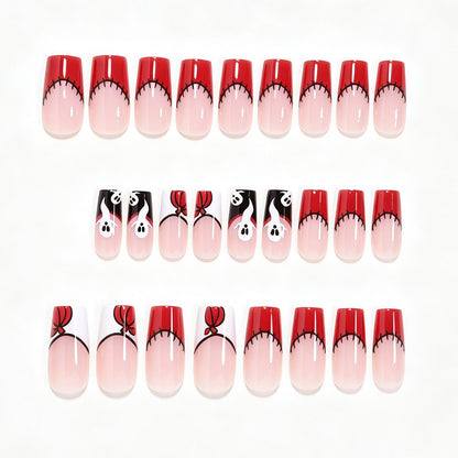 Creative Halloween-Themed Press-On Nail Art Acalora