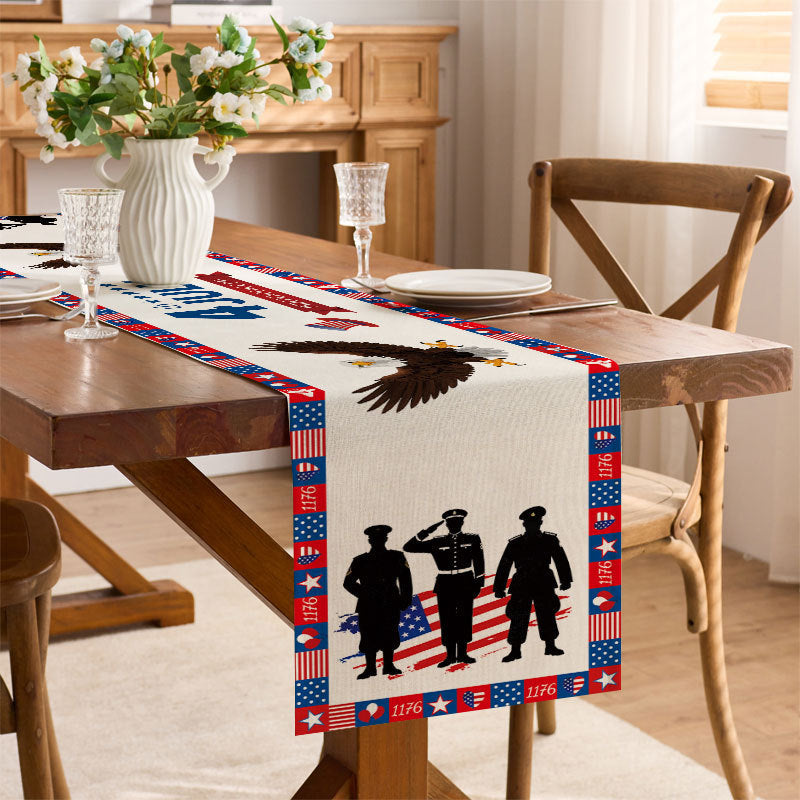 Decorative Patriotic Table Runner
