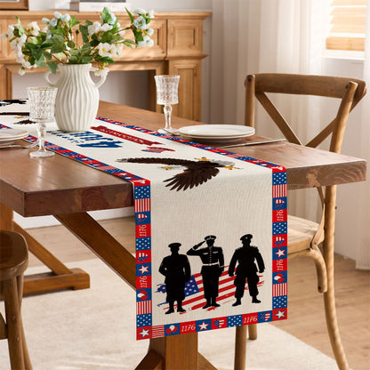 Decorative Patriotic Table Runner