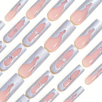 Artistic Press-On Nail Extensions Acalora
