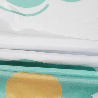 Playful Summer-Themed Shower Curtain
