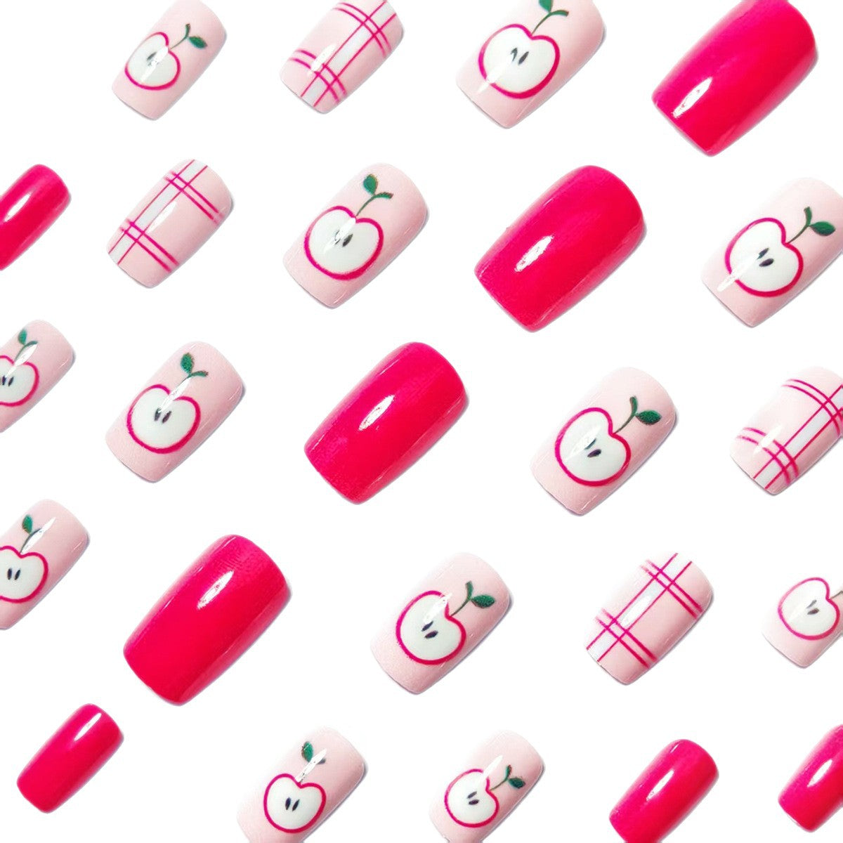 Creative Apple-Themed Nail Art Acalora 1788155498