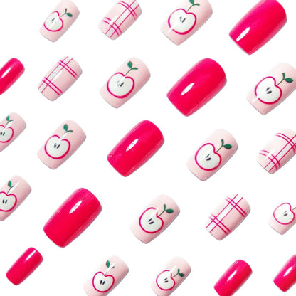 Creative Apple-Themed Nail Art Acalora 1788155498