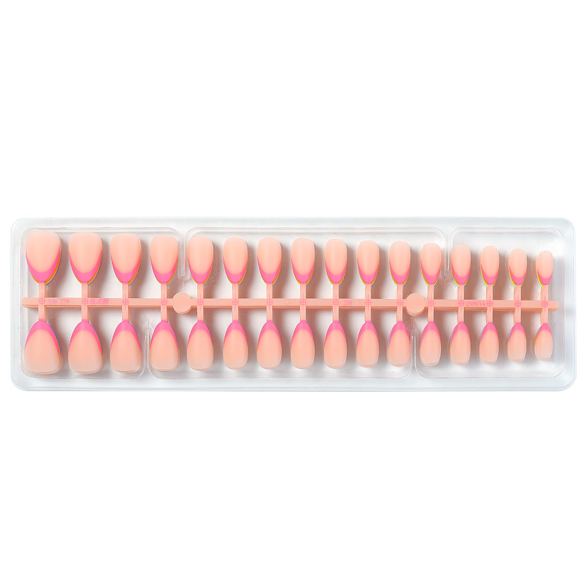 Gradient French Tip Press-On Nails Acalora