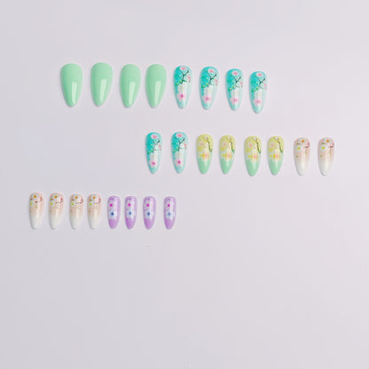 Floral Themed 3D Nail Art Acalora