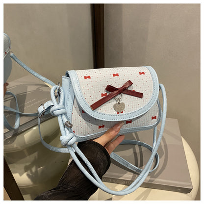Adorable Bow-Embellished Crossbody Bag Acalora