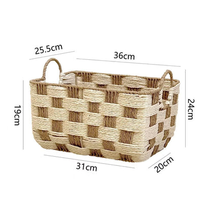 Natural Fiber Storage Basket Acalora