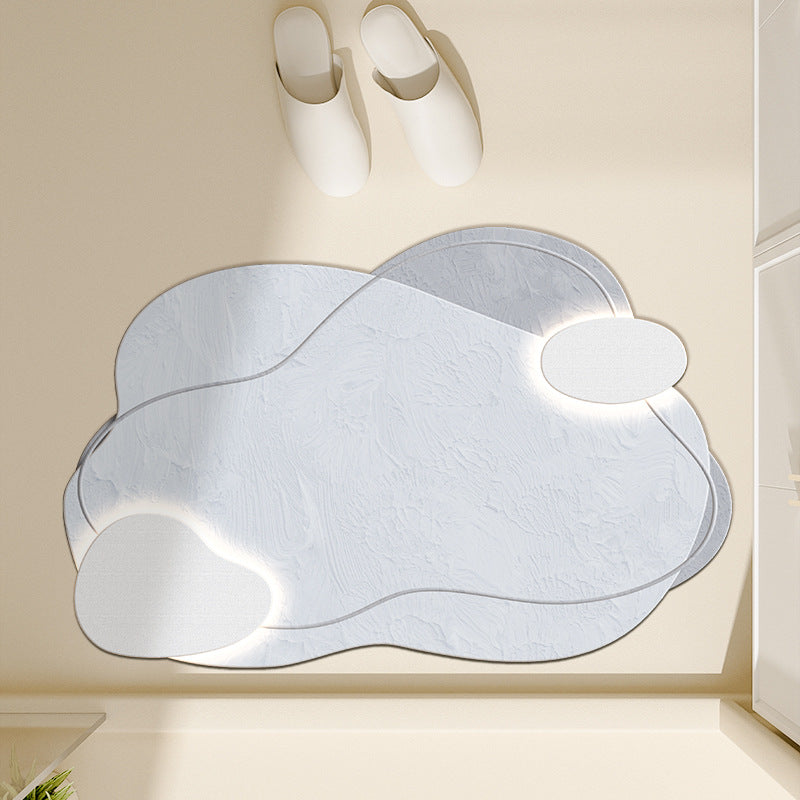 Floral-Inspired Decorative Bath Mat