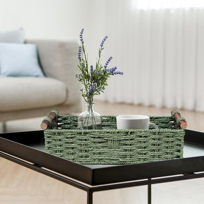 Woven Storage Caddy Basket Acalora
