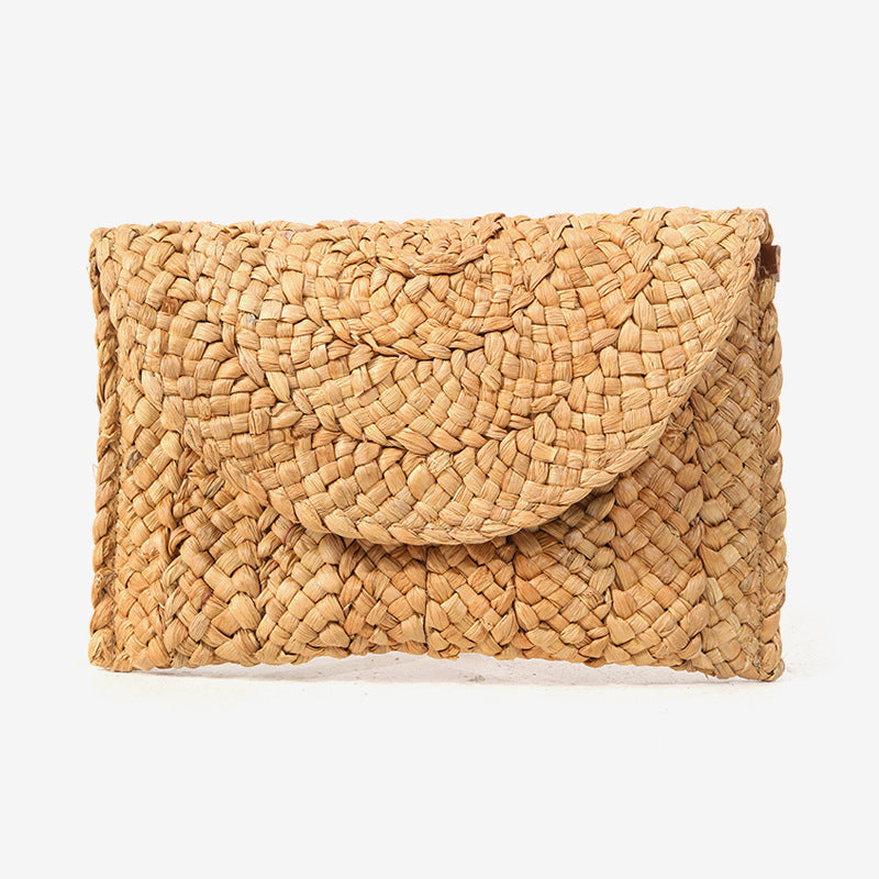 Women's Handmade Braided Natural Material Shoulder Bag Karnz