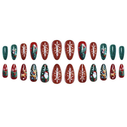 Holiday Themed Decorative Nail Art Acalora