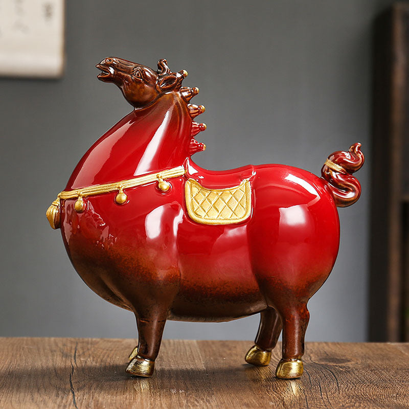 Decorative ceramic horse Acalora