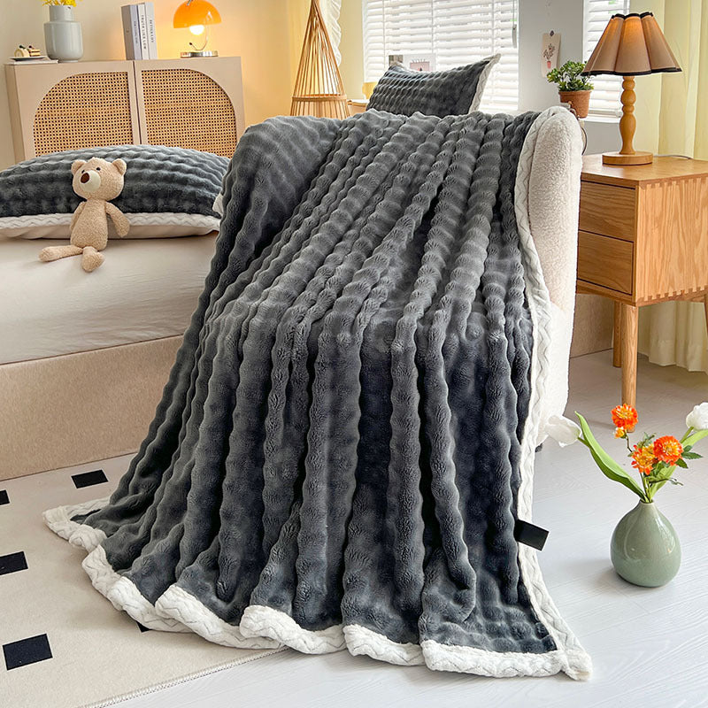 Unisex Plush Throw Blanket
