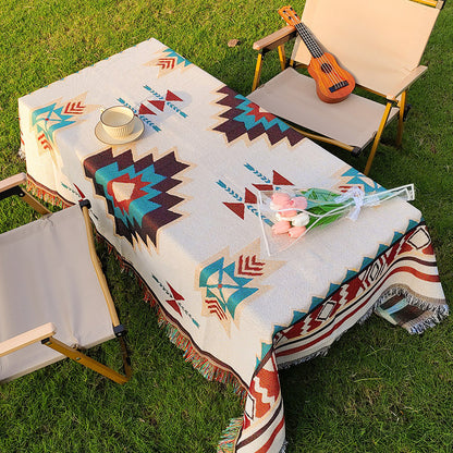 Bohemian Designed Picnic Tablecloth