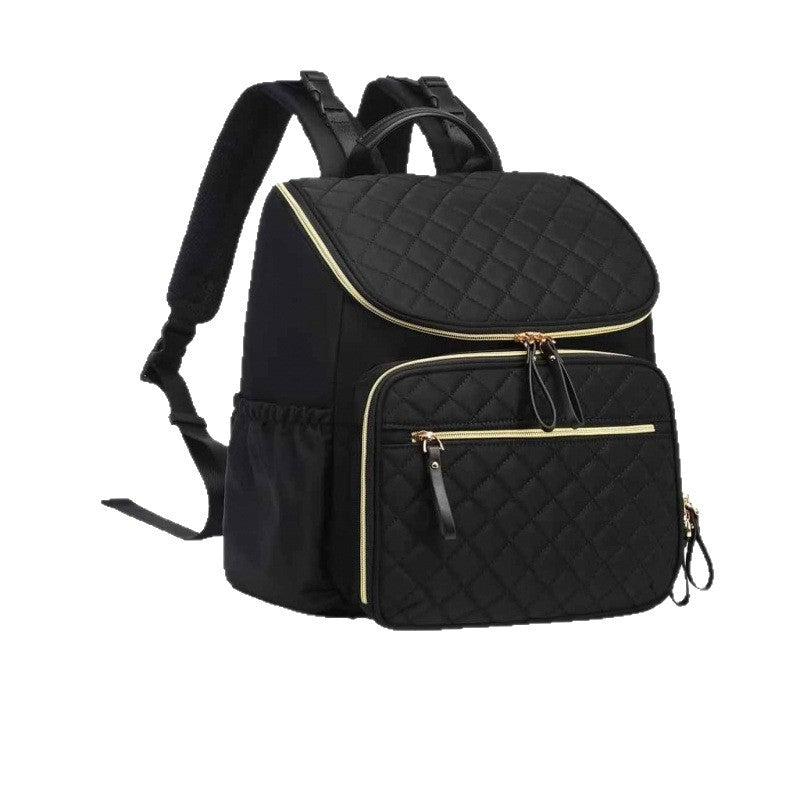 Quilted Multi-Pocket Backpack Acalora