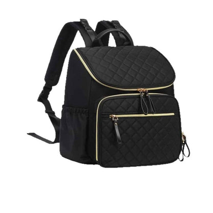 Quilted Multi-Pocket Backpack Acalora