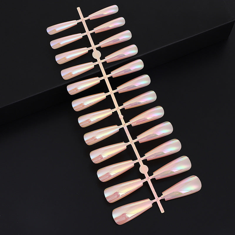 Artifical nails in modern holographic design Acalora