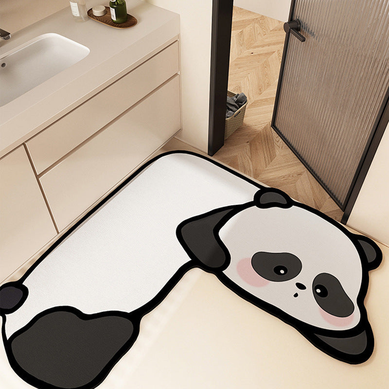 Fun-Filled Cartoon-Themed Bath Mat