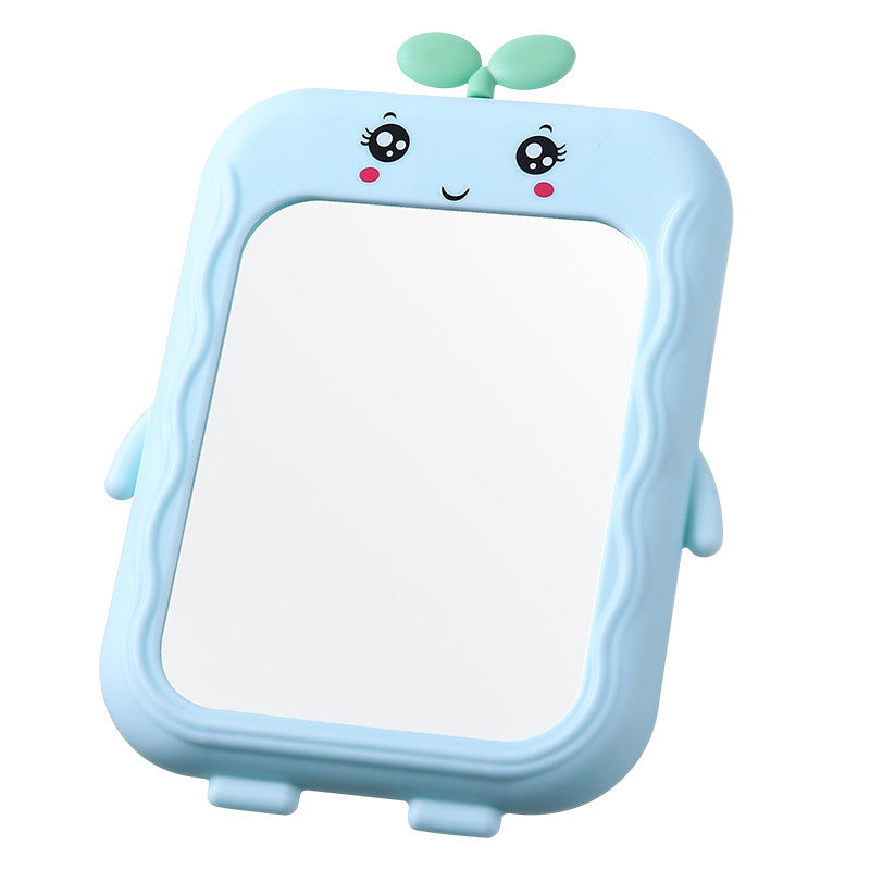 Cute Cartoon-Themed Handheld Mirror