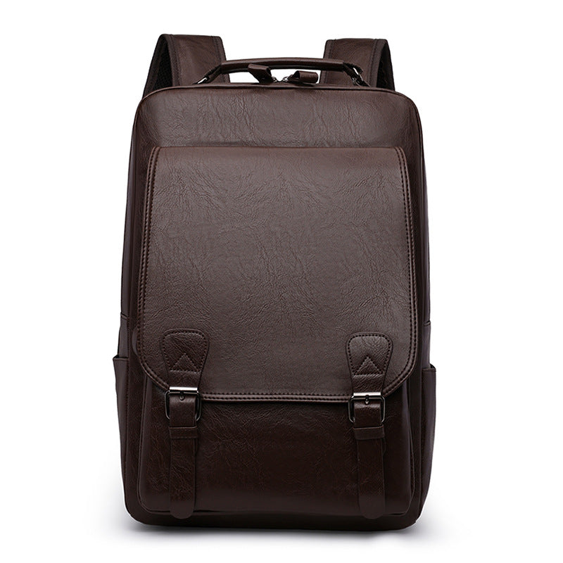 Stylish Leather Backpack Acalora