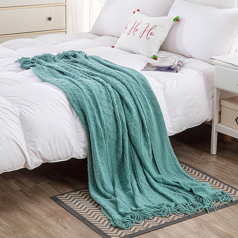 Cozy Knitted Blanket